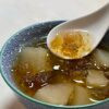 雪梨桂元桃膠桂花羹